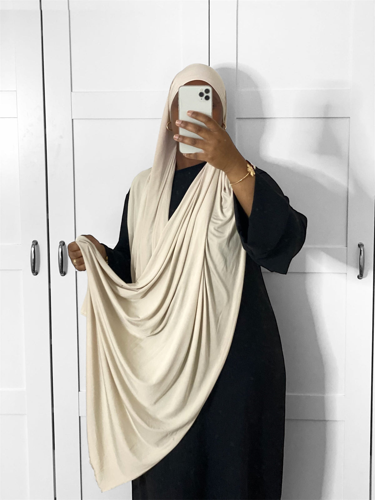 Jersey liquid premium - Beige clair
