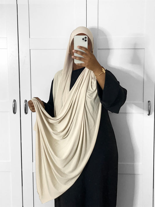 Jersey liquid premium - Beige clair